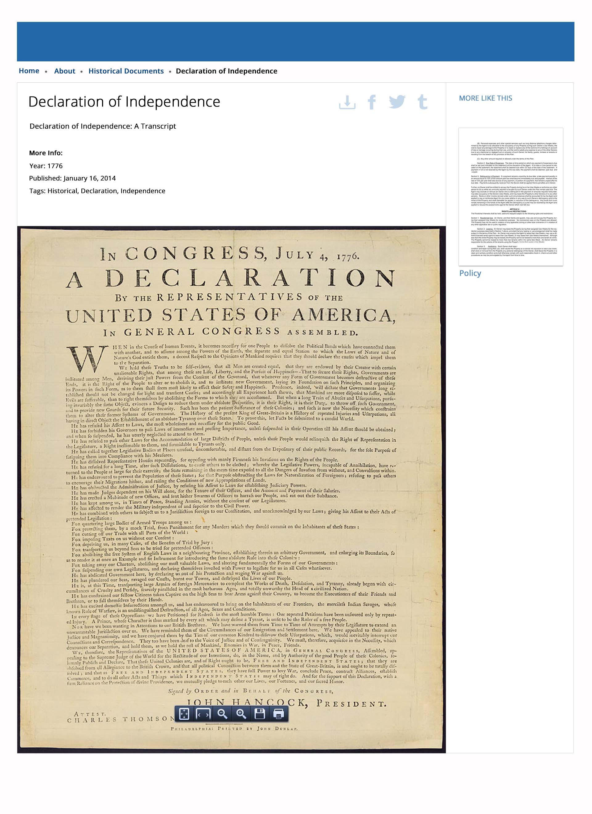 Documents viewing and sharing